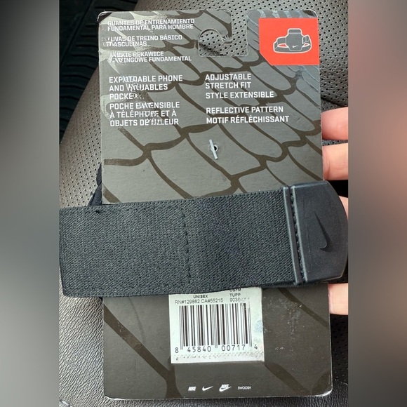 Nike Black and White Running Arm Wallet/Key Holder/Phone Case - Picture 3 of 3